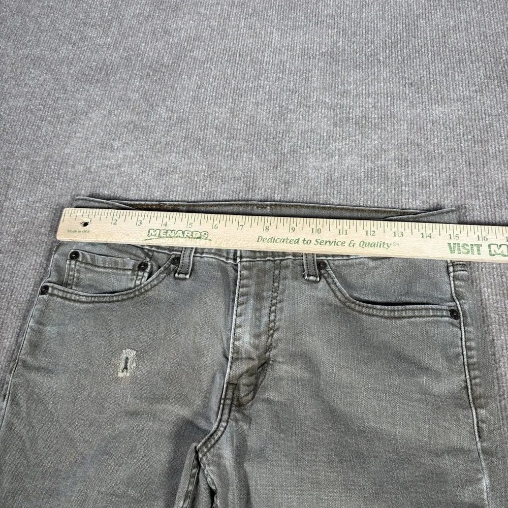 Levis 511 Jeans Mens 30x28 (Tag31x30) Slim Fit‎ Straight Olive Green Denim